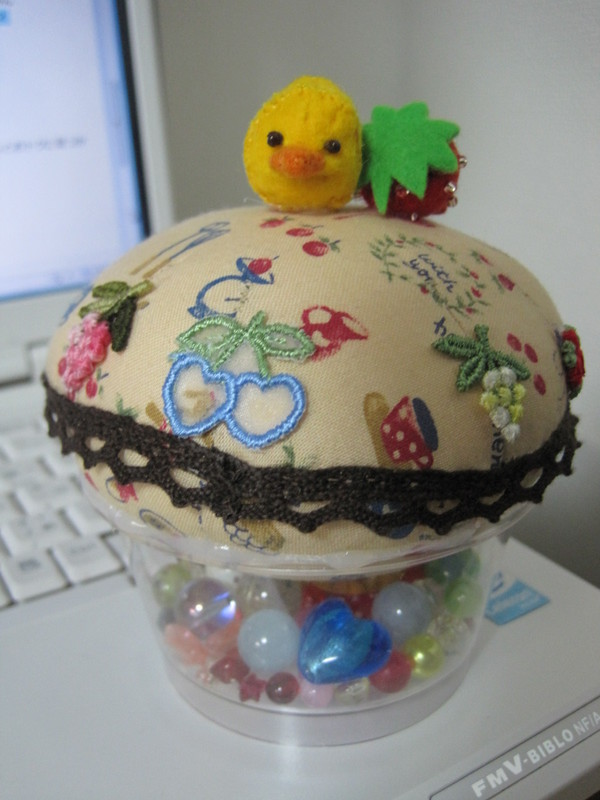 ピンクッションを作った。