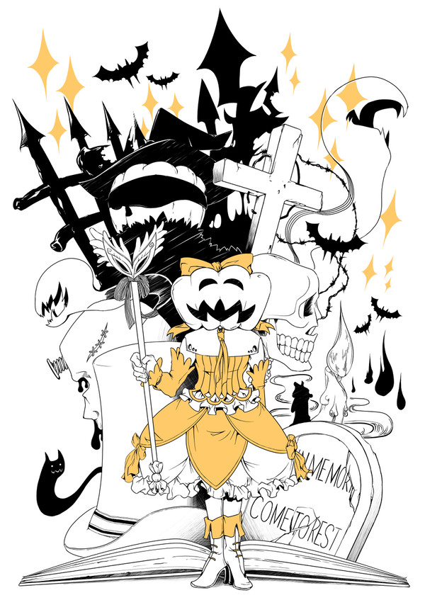 Halloweenの美少女