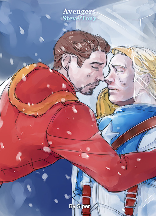 [Steve/Tony]盾铁 postcard