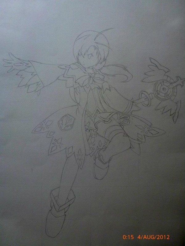 元素魔導  線稿