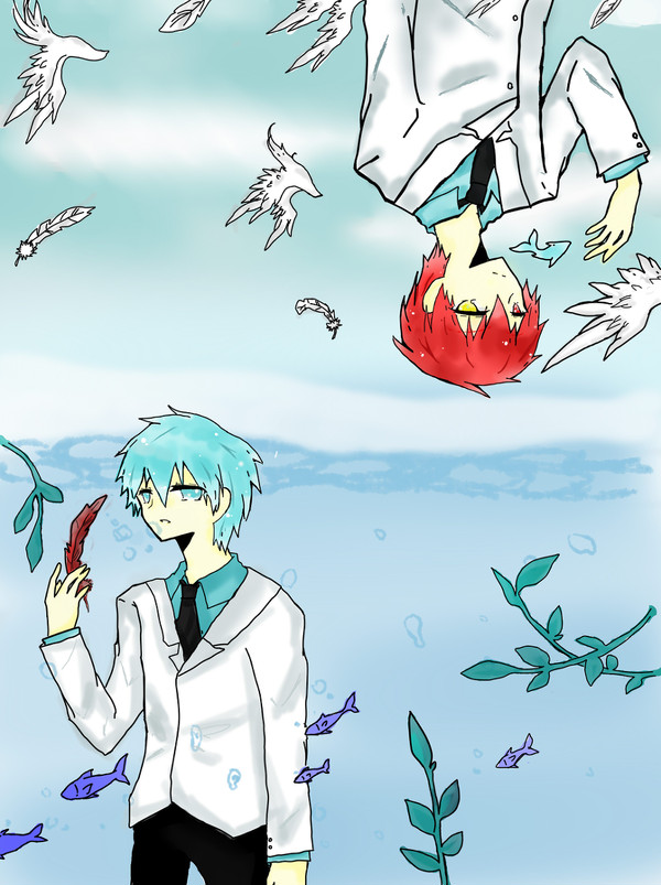 鳥と魚。