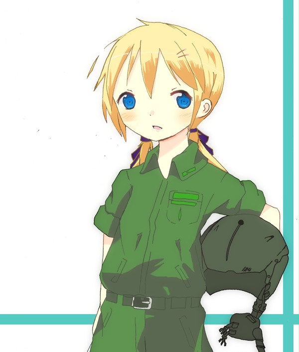 金髪っ子パイロット
