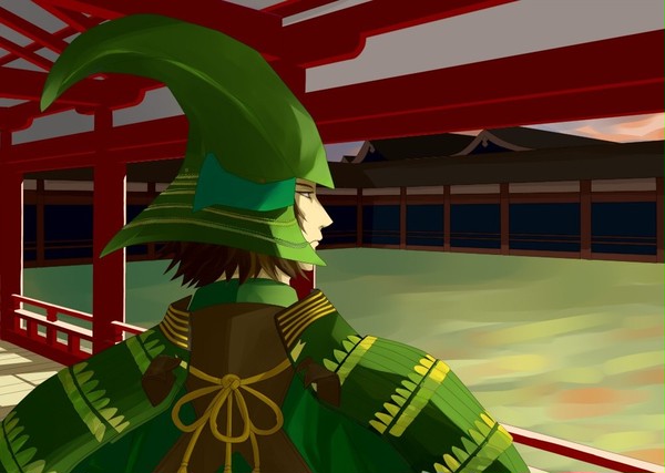 夕暮れ