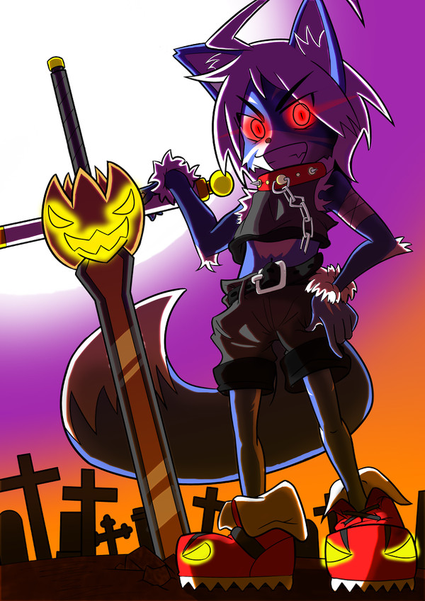 ハロウィン　狼男