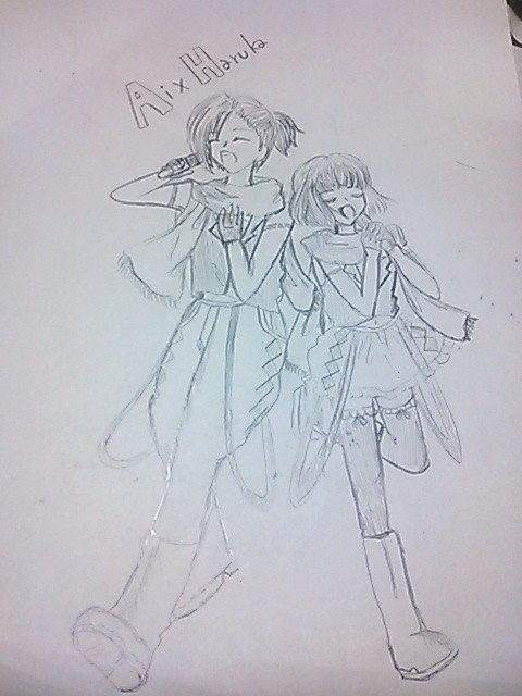 落書き  藍春