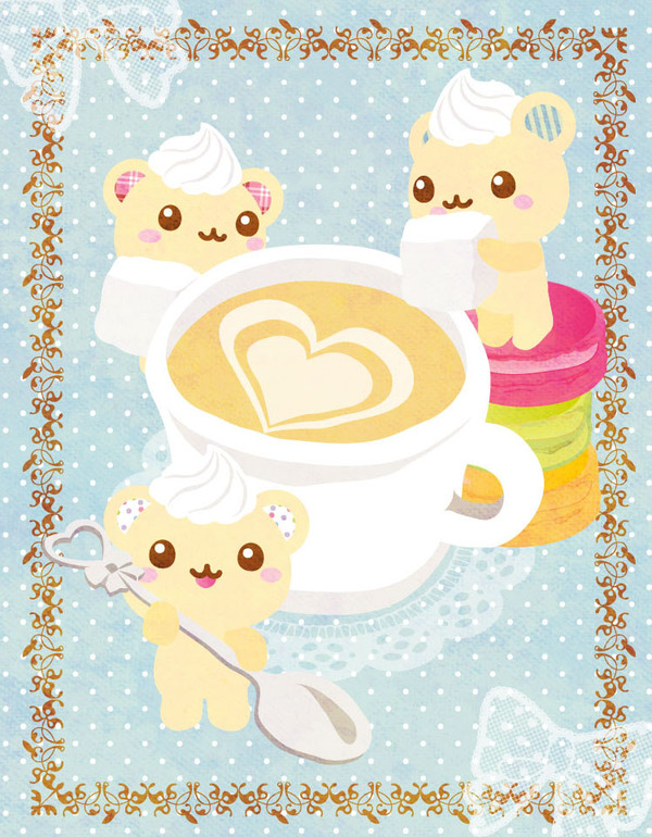 カフェオレとくま