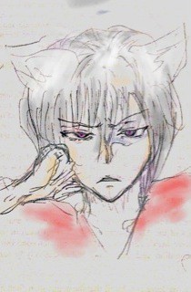 落書き 不機嫌狐