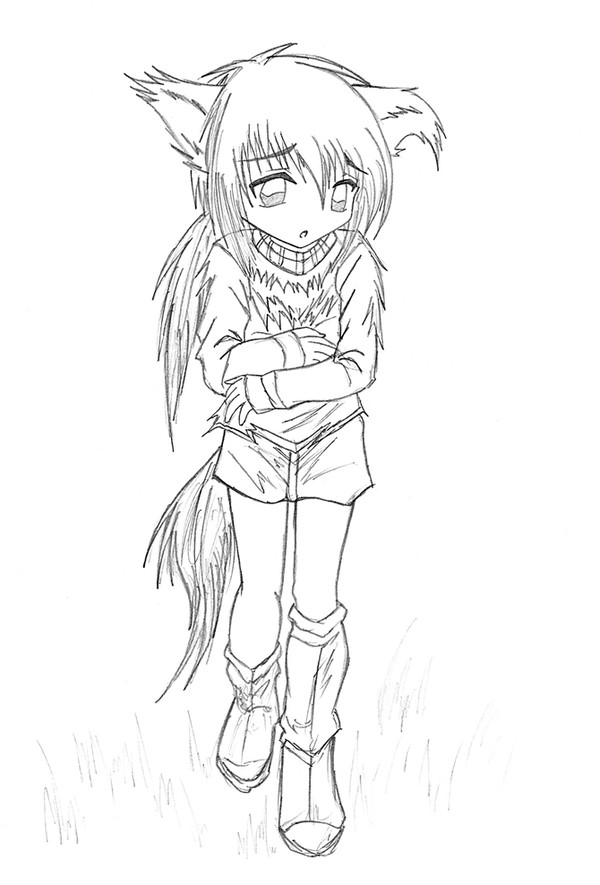 かなり昔に元カノの誕生日に描いたイラスト