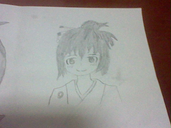 友達描いたー