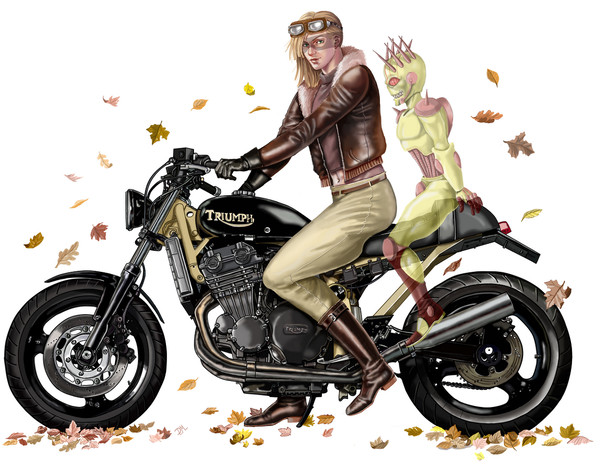 Vintage motorbike