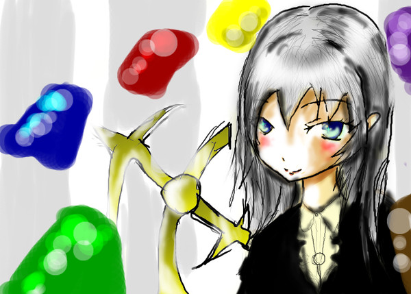 【ポケモン擬人化】アルセウス【描いてみた】