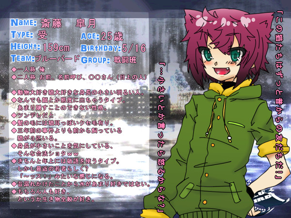 【B*V*B】斉藤皐月 【ブルーバード】