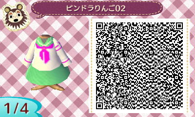 【とび森】輪るピングドラムの荻野目苹果ちゃんの服【マイデザイン】