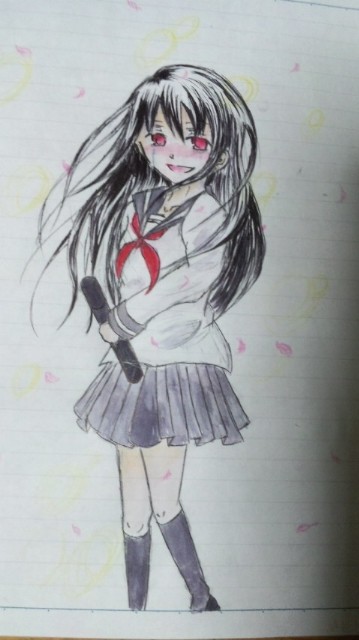 桜舞散る今日の