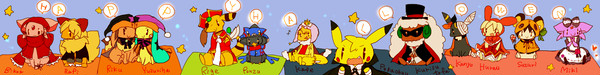 【絵師ぽけだん化】ぺったんこハロウィン【ハロウィン】