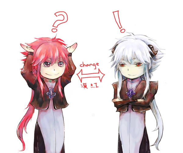 赤いてん紅としろいてん紅