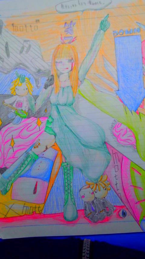 モットー そんな感じで描いてみた