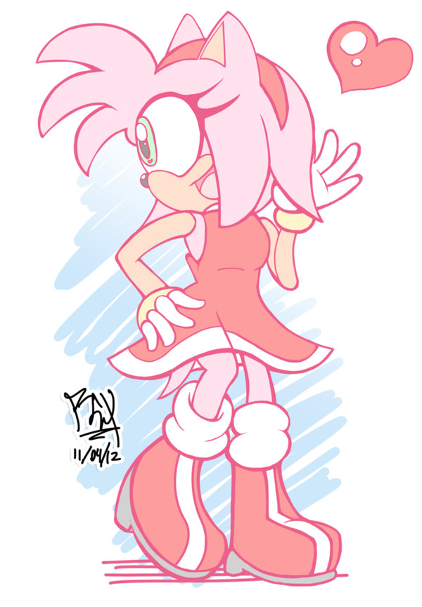 Amy Rose SEZ "Hey!"