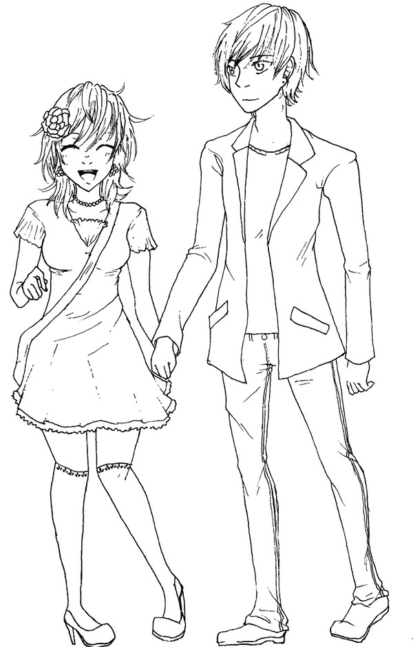 Couple >w<~