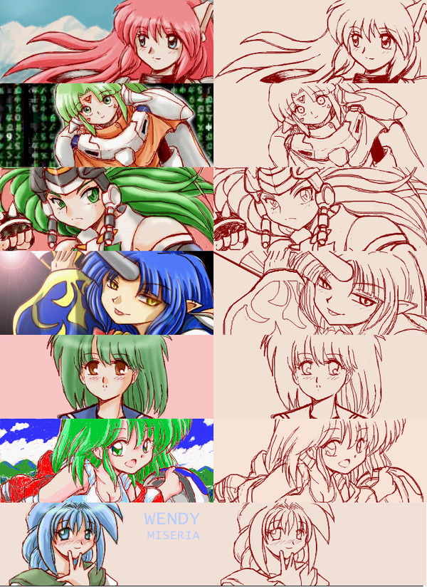 ゲーム系手描きまとめ5