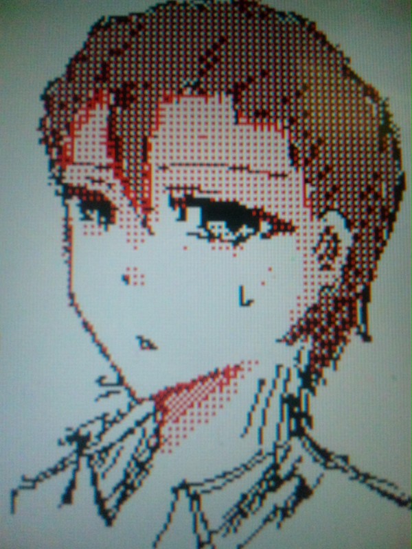 30分以上掛けて描いた亜深さん
