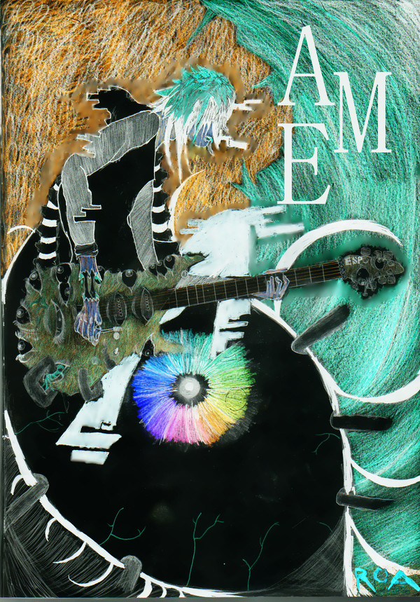 Pobl addas chwarae'r gitâr 「AME」