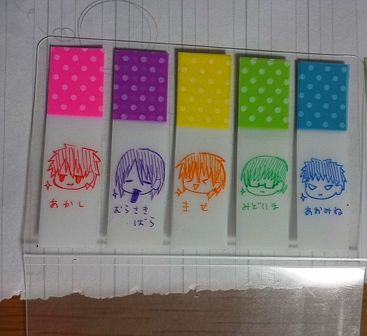 付箋にキセキを描いてみた