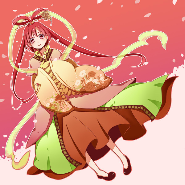 赤い華