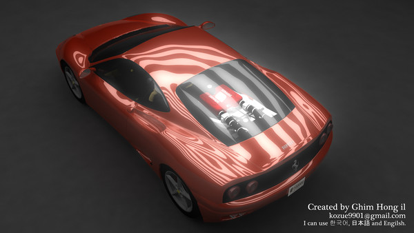 Ferrari modena 360 back1