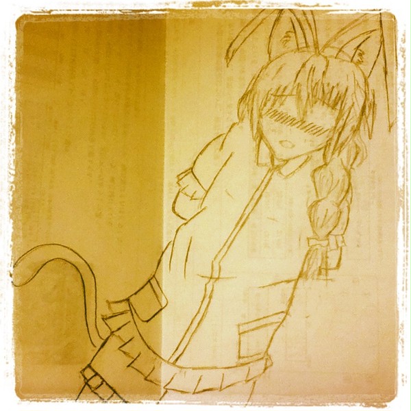 暇だったから描いてみた「ハス太君」