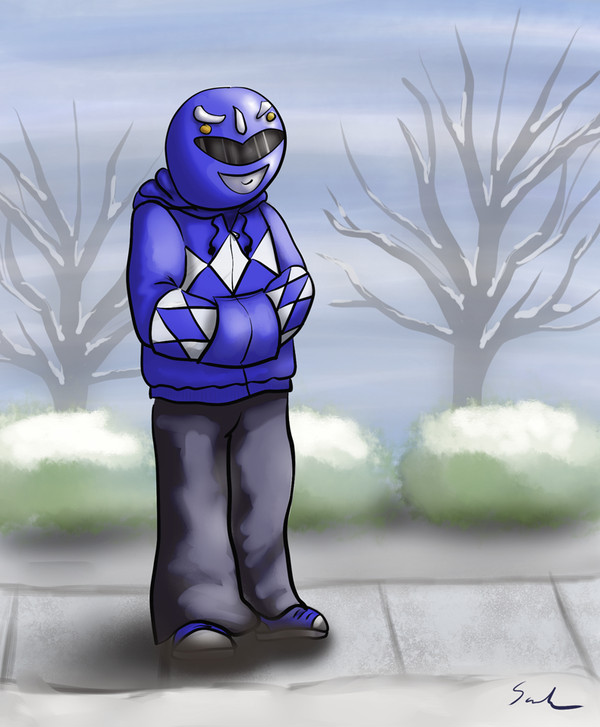 Casual Ranger In Snow