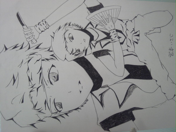 学園祭で描いた絵シリーズ1