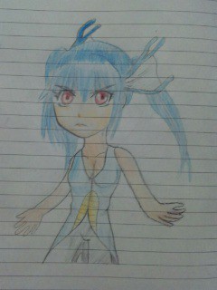 うちのキングドラ擬人化
