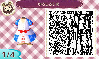 【とび森】雪白姫【QRコード】