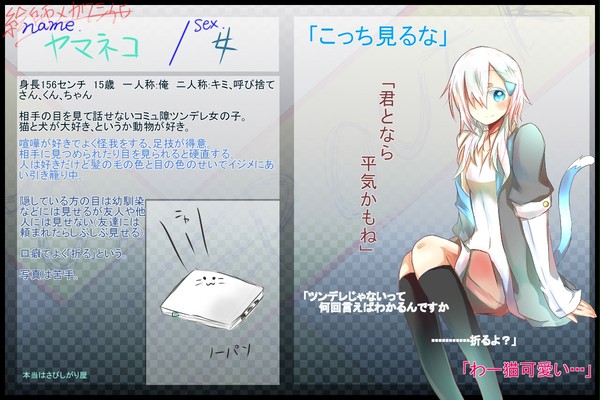 【絵師メカクシ化】ヤマネコ【入団】※再再投稿