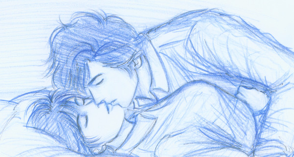 夜中の落書きの・・・・・キス