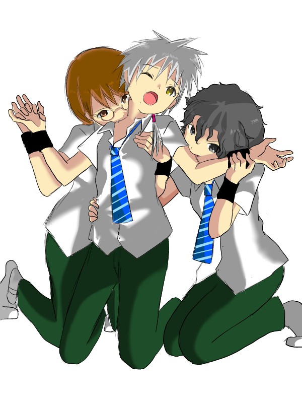 仁王が柳生と赤也にガッとやられてチュッと吸われてはぁ～んした！