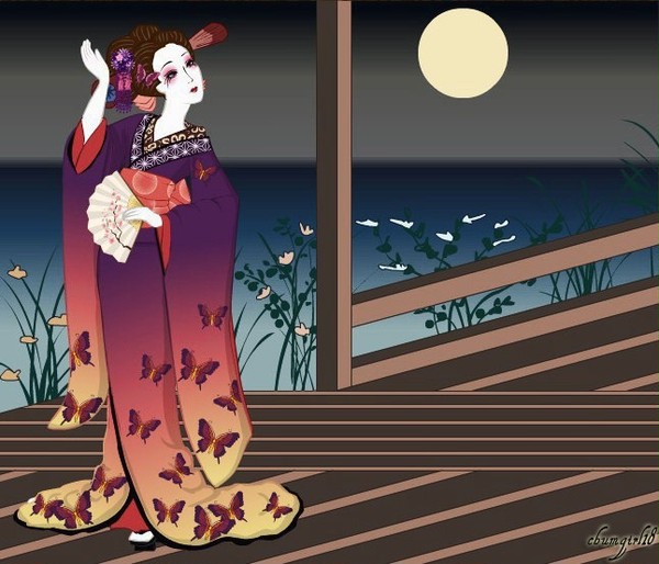 Kimono Lady