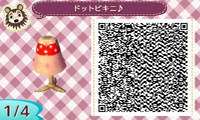 どうぶつの森　スマイレージドットビキニ風デザイン
