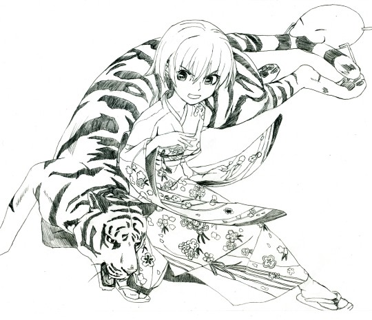２０１０年年賀状絵