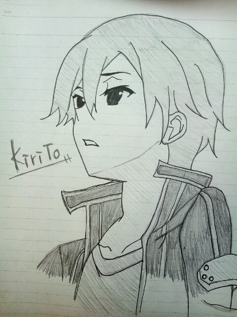キリトくん模写