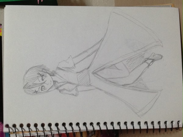 等身無視の落書き