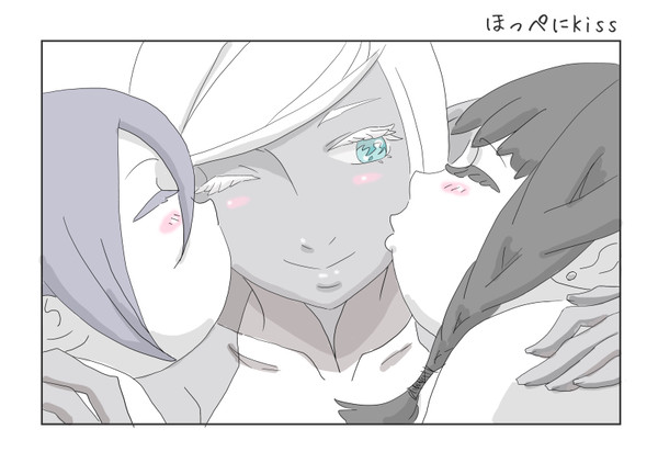 ほっぺにKiss