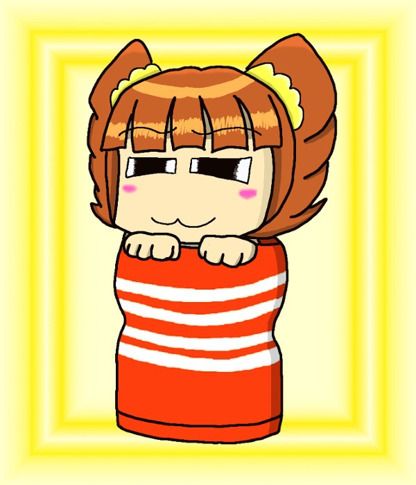 黄やよいの天気予報（２周年記念イラスト）