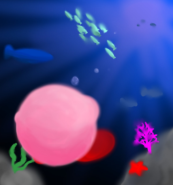 沈む。
