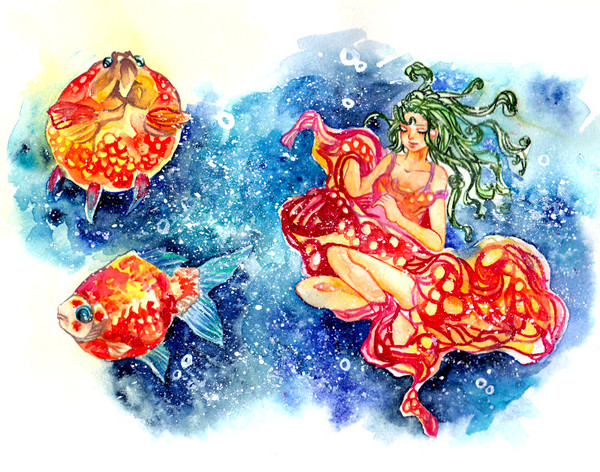 金魚を夢見る