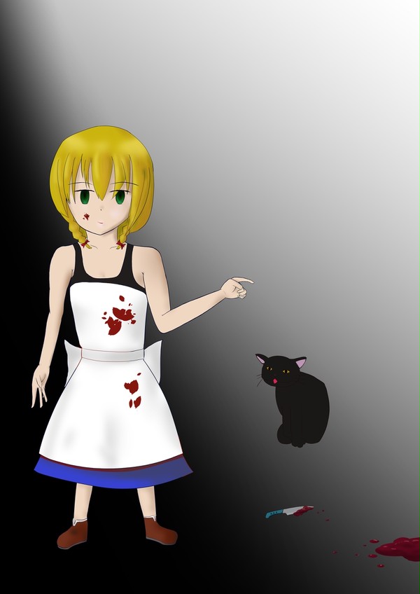 お料理を失敗したヴィオラちゃん？