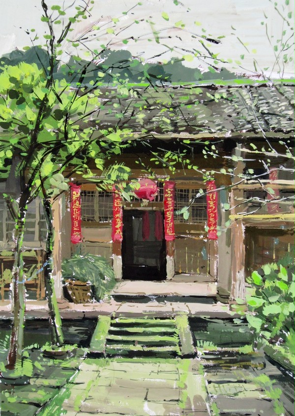 中国民居小院
