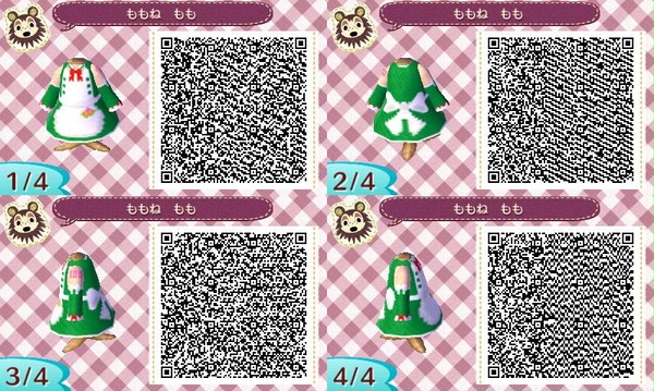 【とび森】PRO衣装：桃音　モモ【ＱＲコード】