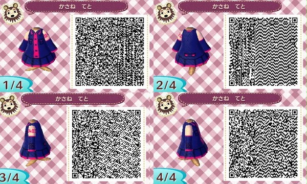【とび森】PRO衣装：重音　テト【QRコード】